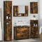 vidaXL Bathroom Furniture Set 5 pcs Smoked oak 30 x 35 x 192 cm
