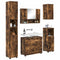 vidaXL Bathroom Furniture Set 5 pcs Smoked oak 30 x 35 x 192 cm