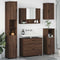 vidaXL Bathroom Furniture Set 5 pcs Brown oak 30 x 35 x 192 cm