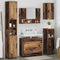 vidaXL Bathroom Furniture Set 5 pcs Old wood 30 x 35 x 192 cm