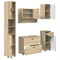 vidaXL Bathroom Furniture Set 5 pcs Sonoma oak 30 x 35 x 192 cm