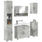 vidaXL Bathroom Furniture Set 5 pcs Concrete grey 30 x 35 x 192 cm