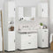 vidaXL Bathroom Furniture Set 5 pcs High gloss white 30 x 35 x 192 cm