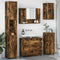 vidaXL Bathroom Furniture Set 5 pcs Smoked oak 30 x 35 x 192 cm