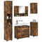 vidaXL Bathroom Furniture Set 5 pcs Smoked oak 30 x 35 x 192 cm