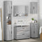 vidaXL Bathroom Furniture Set 5 pcs Grey sonoma 30 x 35 x 192 cm