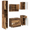 vidaXL Bathroom Furniture Set 5 pcs Old wood 30 x 35 x 192 cm
