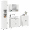 vidaXL Bathroom Furniture Set with Drawer 4 pcs White 30 x 35 x 192 cm