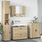 vidaXL Bathroom Furniture Set 4 pcs Sonoma oak 30 x 35 x 192 cm