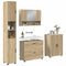vidaXL Bathroom Furniture Set 4 pcs Sonoma oak 30 x 35 x 192 cm