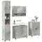 vidaXL Bathroom Furniture Set 4 pcs Concrete grey 30 x 35 x 192 cm