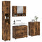 vidaXL Bathroom Furniture Set 4 pcs Smoked oak 30 x 35 x 192 cm