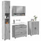 vidaXL Bathroom Furniture Set 4 pcs Grey sonoma 30 x 35 x 192 cm