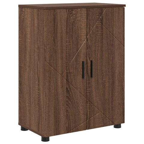 vidaXL Bathroom Furniture Set 4 pcs Brown oak 30 x 35 x 192 cm