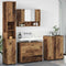 vidaXL Bathroom Furniture Set 4 pcs Old wood 30 x 35 x 192 cm