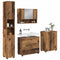 vidaXL Bathroom Furniture Set 4 pcs Old wood 30 x 35 x 192 cm