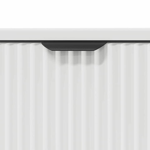 vidaXL Bathroom Furniture Set with Shelf 2 pcs White 39.5 x 36 x 88 cm