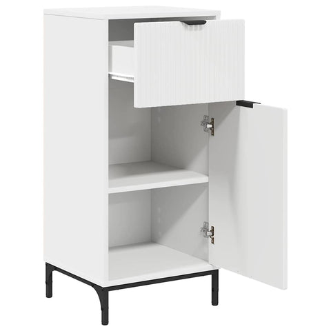 vidaXL Bathroom Furniture Set with Shelf 2 pcs White 39.5 x 36 x 88 cm