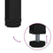 vidaXL Bathroom Furniture Set with Shelf 2 pcs Black 39.5 x 36 x 88 cm