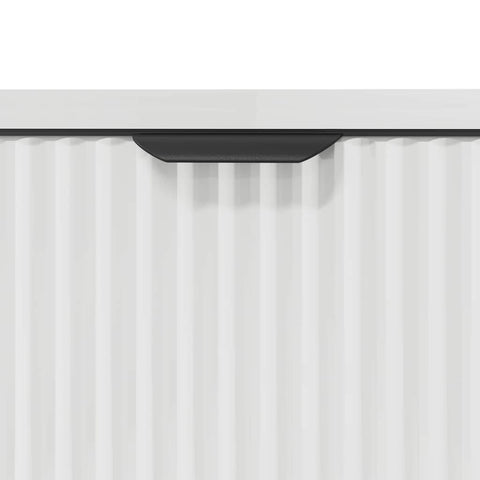 vidaXL Bathroom Furniture Set 2 pcs High gloss white 39.5 x 36 x 88 cm