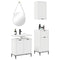 vidaXL Bathroom Furniture Set with Shelf 3 pcs White 39.5 x 36 x 88 cm