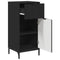 vidaXL Bathroom Furniture Set with Shelf 3 pcs Black 39.5 x 36 x 88 cm