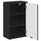 vidaXL Bathroom Furniture Set with Shelf 3 pcs Black 39.5 x 36 x 88 cm