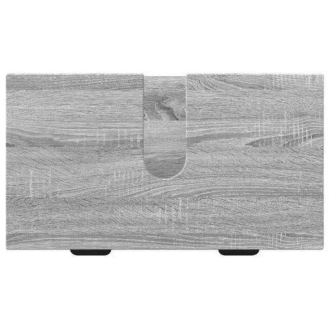 vidaXL Bathroom Furniture Set 3 pcs Grey sonoma 39.5 x 36 x 88 cm