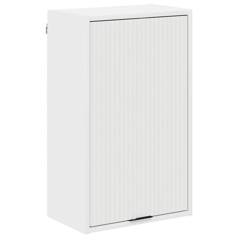 vidaXL Bathroom Furniture Set with Drawer White Engineered wood, Metal