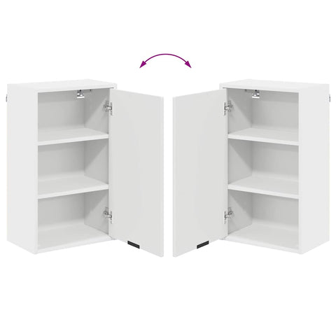 vidaXL Bathroom Furniture Set with Drawer White Engineered wood, Metal