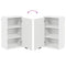 vidaXL Bathroom Furniture Set with Drawer White Engineered wood, Metal