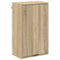 vidaXL Bathroom Furniture Set Sonoma Oak Engineered wood, Metal