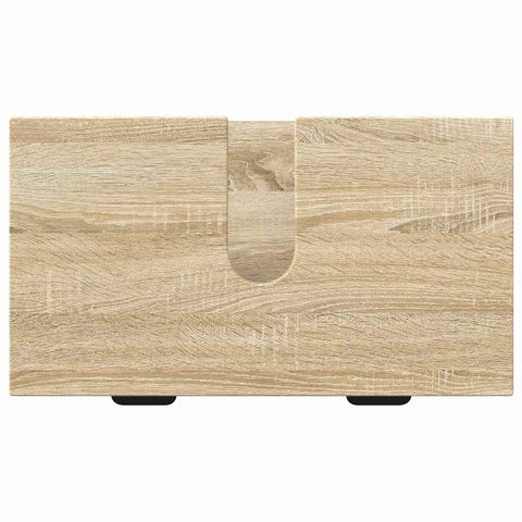 vidaXL Bathroom Furniture Set Sonoma Oak Engineered wood, Metal