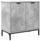 vidaXL Bathroom Furniture Set Concrete Grey Engineered wood, Metal