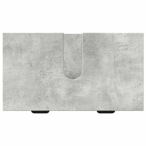 vidaXL Bathroom Furniture Set Concrete Grey Engineered wood, Metal