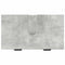 vidaXL Bathroom Furniture Set Concrete Grey Engineered wood, Metal