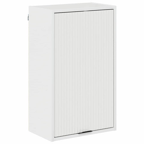 vidaXL Bathroom Furniture Set High Gloss White Engineered wood, Metal