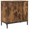 vidaXL Bathroom Furniture Set Smoked Oak Engineered wood, Metal