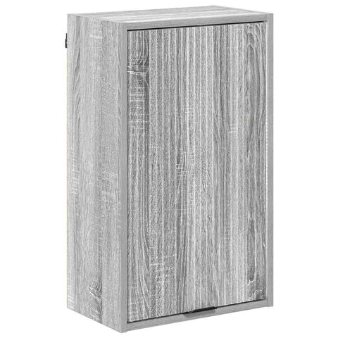 vidaXL Bathroom Furniture Set Grey Sonoma Engineered wood, Metal