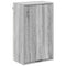 vidaXL Bathroom Furniture Set Grey Sonoma Engineered wood, Metal