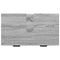 vidaXL Bathroom Furniture Set Grey Sonoma Engineered wood, Metal