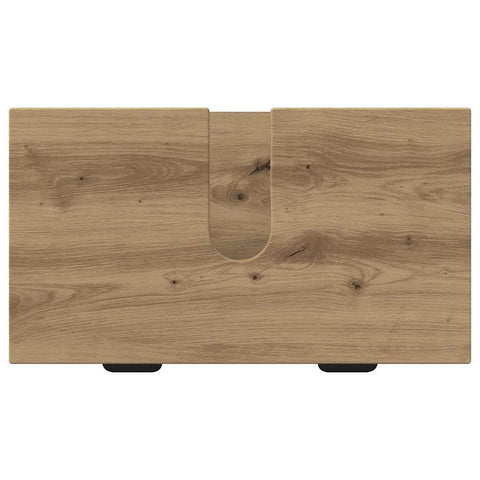 vidaXL Bathroom Furniture Set Artisan Oak Engineered wood, Metal