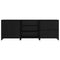 vidaXL Sideboard 3 pcs Black oak 70 x 41 x 75 cm Engineered wood