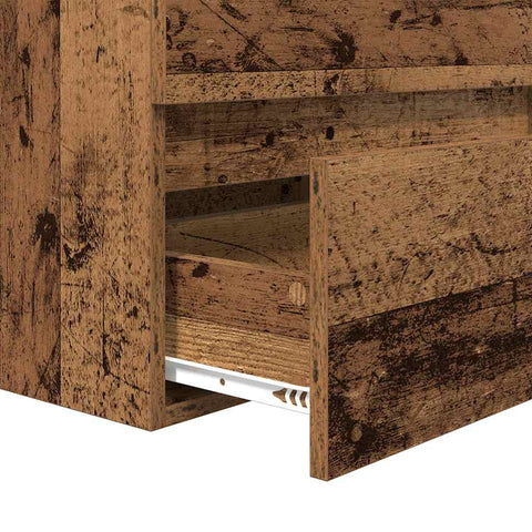 vidaXL Bathroom Furniture Set 3 pcs Old wood 60 x 38.5 x 45 cm