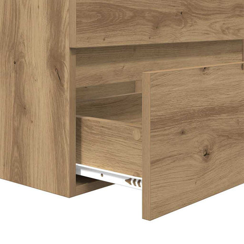 vidaXL Bathroom Furniture Set 3 pcs Artisan oak 60 x 38.5 x 45 cm