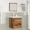 vidaXL Bathroom Furniture Set 2 pcs Old wood 41 x 38.5 x 48 cm