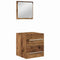 vidaXL Bathroom Furniture Set 2 pcs Old wood 41 x 38.5 x 48 cm