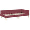 vidaXL Corner Bed Frame Other with Headboard Wine red 80 x 200 cm