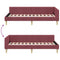 vidaXL Corner Bed Frame Other with Headboard Wine red 80 x 200 cm