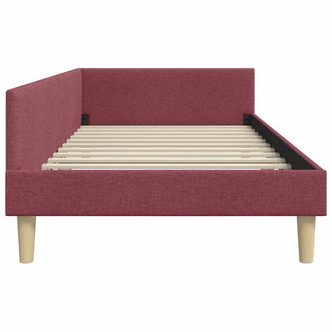vidaXL Corner Bed Frame Other with Headboard Wine red 80 x 200 cm